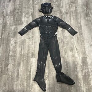 Marvel Avengers Black Panther Halloween Costume kid size 4-5 yo padded
